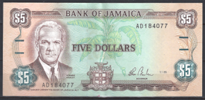 Jamaica 70-a  UNC